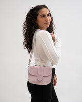 Bag Moon Suede Lilac Rose