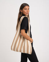 Bag Stripy Beige