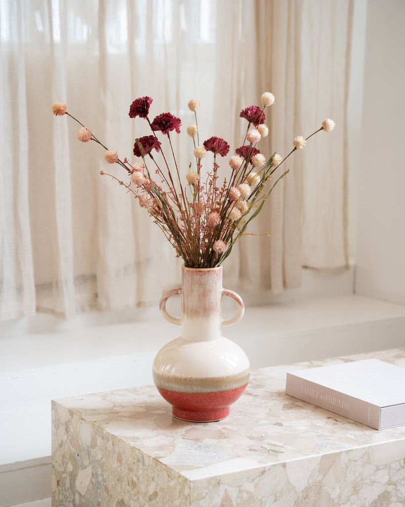 Vase Stoneware Red - Things I Like Things I Love