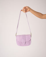 Bag Moon Suede Lilac Purple