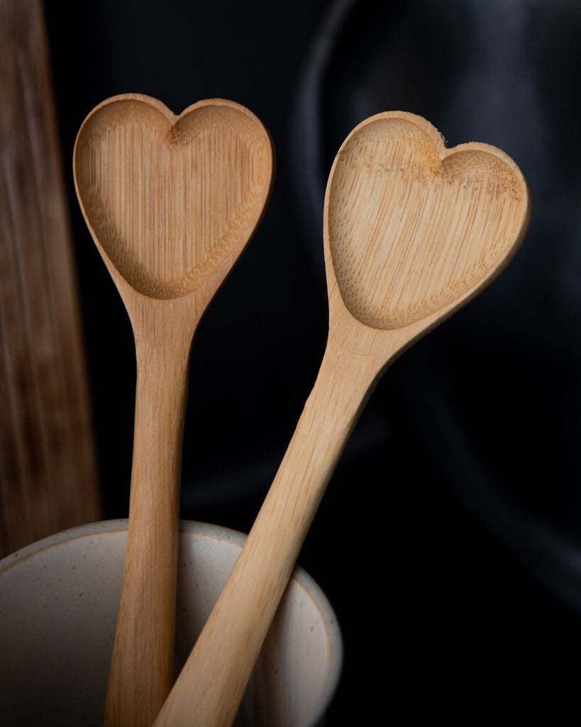 Bamboo Heart Spoon Small - 1PC - Things I Like Things I Love