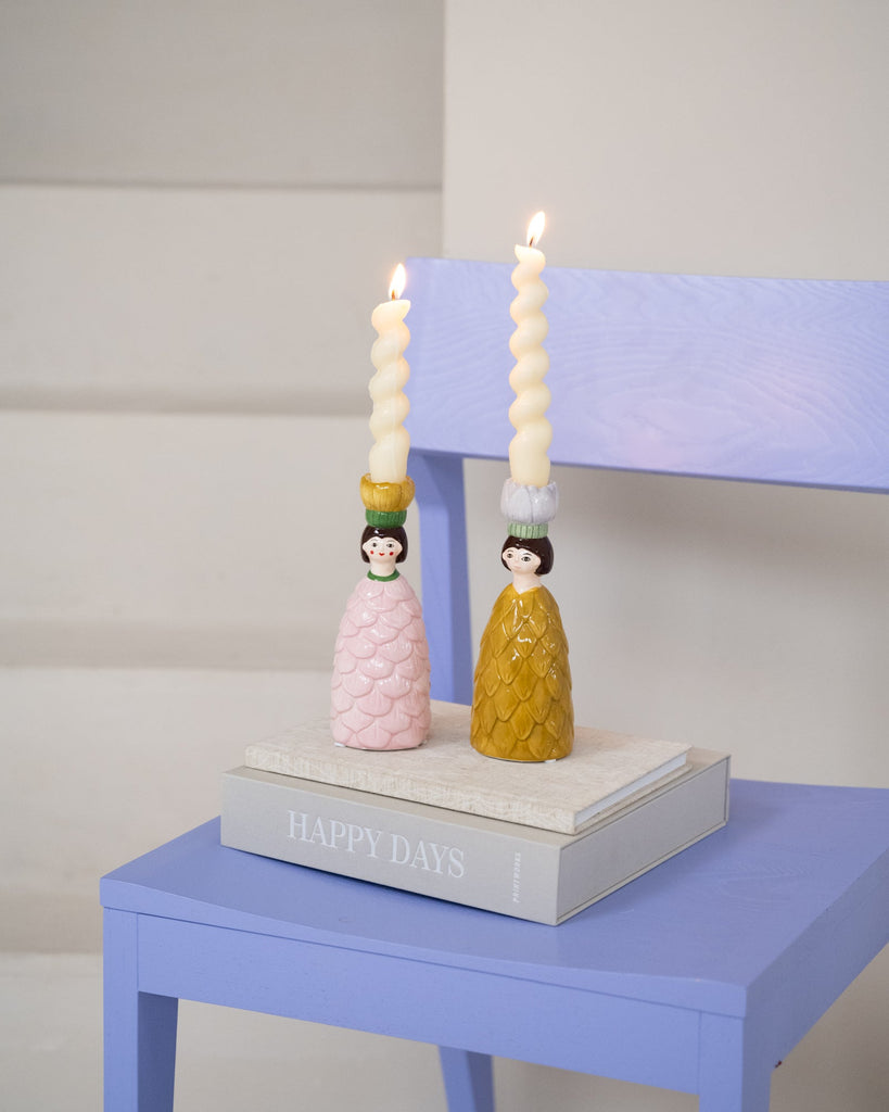 Candle Holder Flower Girl - Things I Like Things I Love