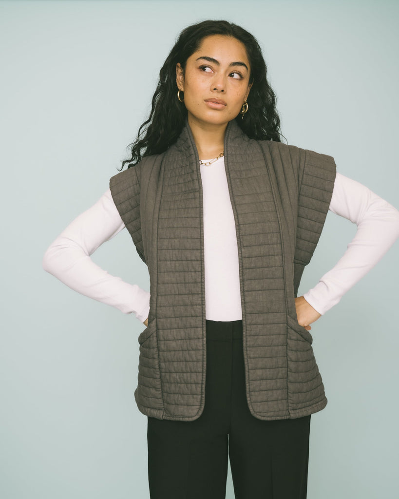 Charley Gilet Antracite One Size - Things I Like Things I Love