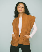 Charley Gilet Rust One Size