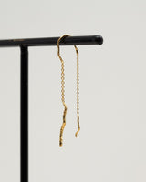 Earring Chain Branch Gold