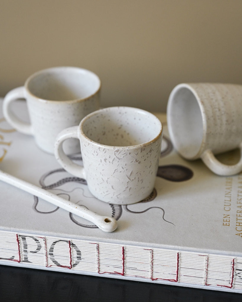 Espresso Mug Pion Grey/White - Things I Like Things I Love