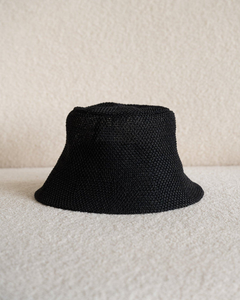 Hat Wicker Black - Things I Like Things I Love