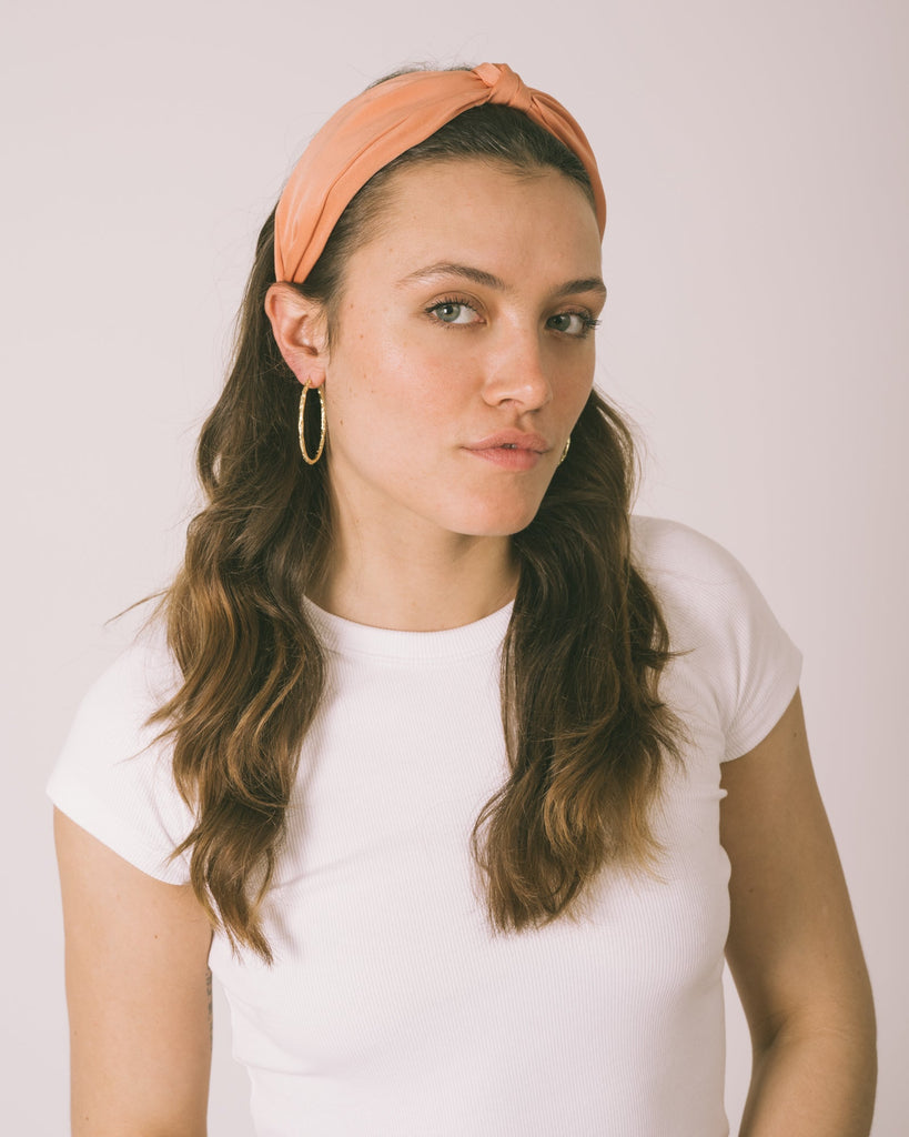 Headband Allison Knot Orange - Things I Like Things I Love