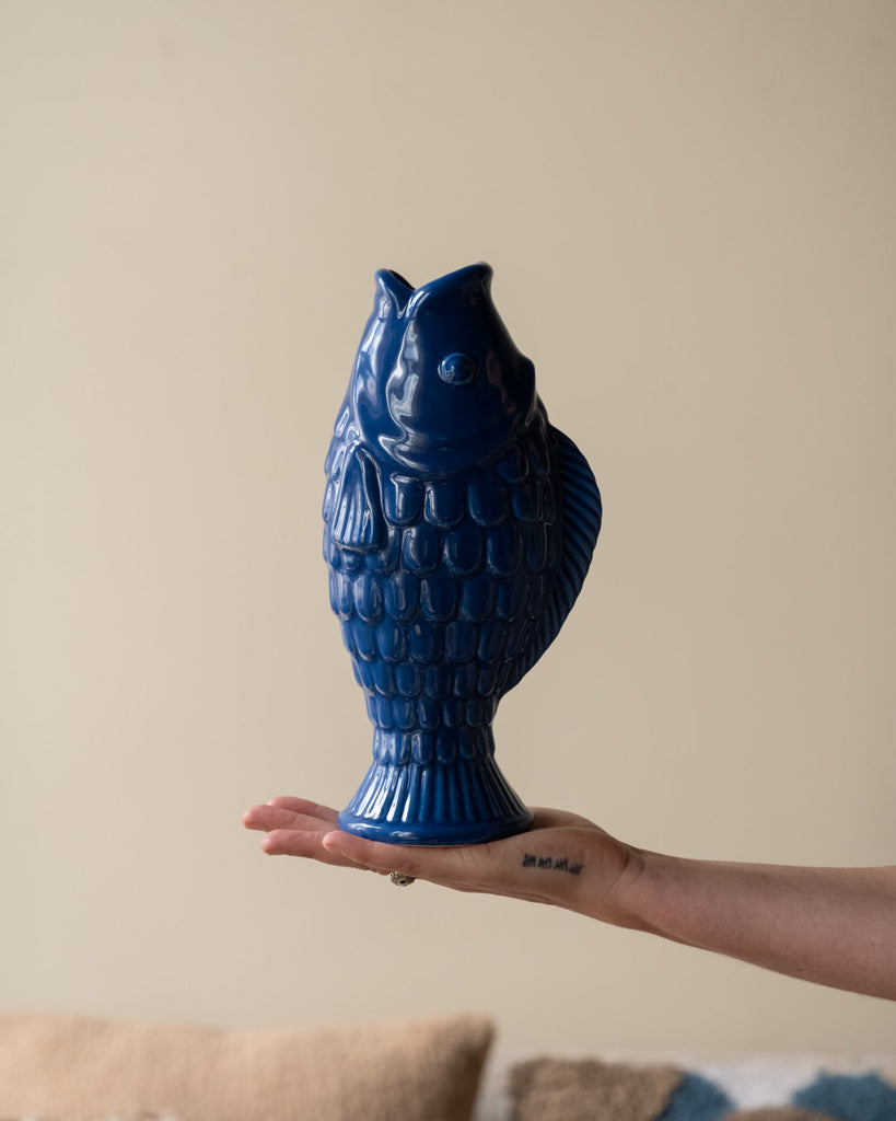 Jug & Vase Fish Blue - Things I Like Things I Love