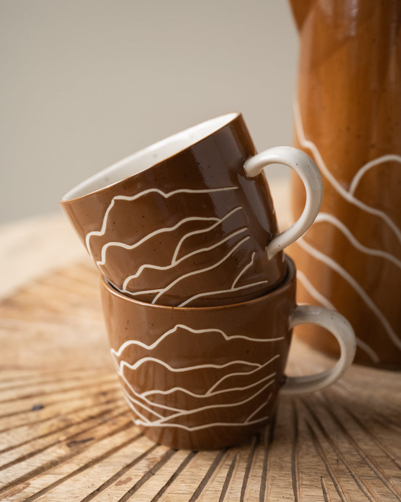 Mug Sommets Brown - Things I Like Things I Love