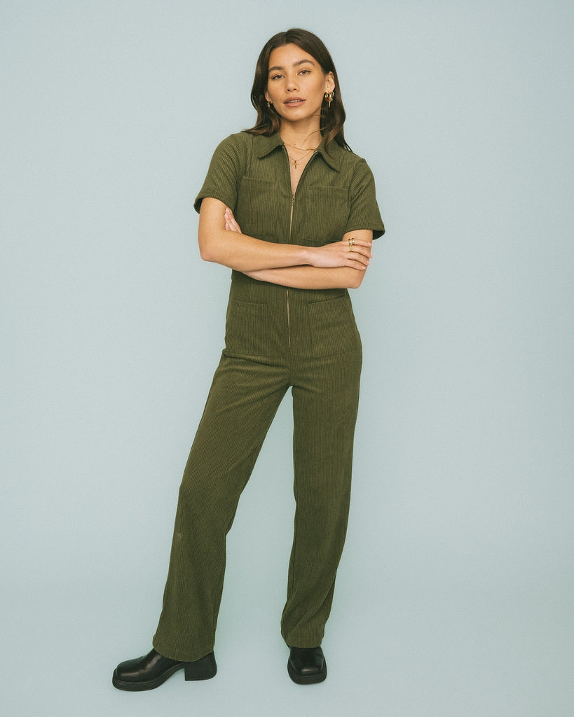 TILTIL Kimmie Jumpsuit Army Green - Things I Like Things I Love