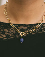 TILTIL Necklace Charm Goldplated Lasurite Love