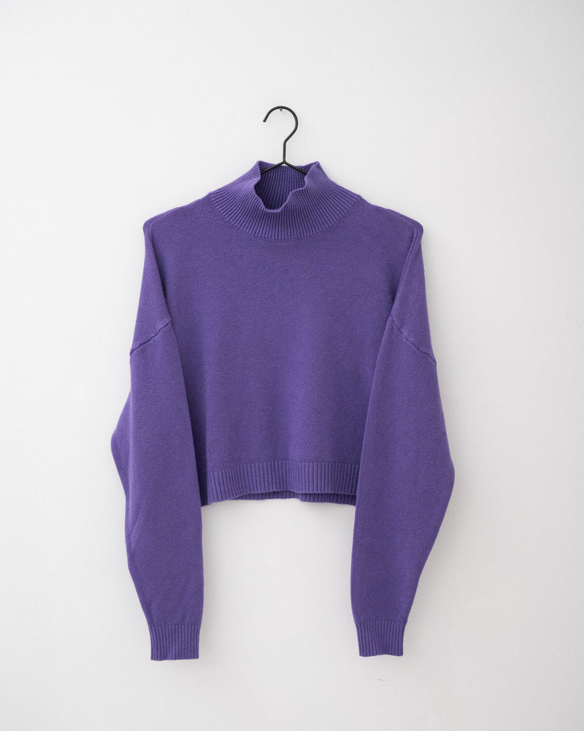 TILTIL Patty Cropped Knit Purple - Things I Like Things I Love