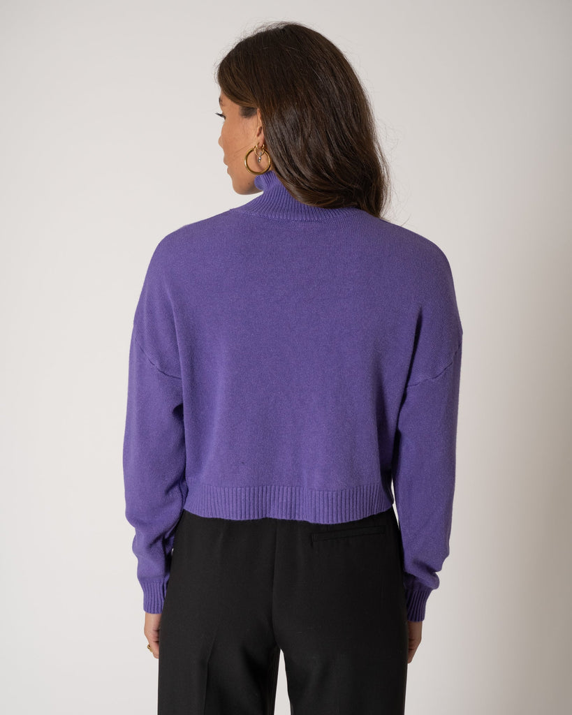 TILTIL Patty Cropped Knit Purple - Things I Like Things I Love
