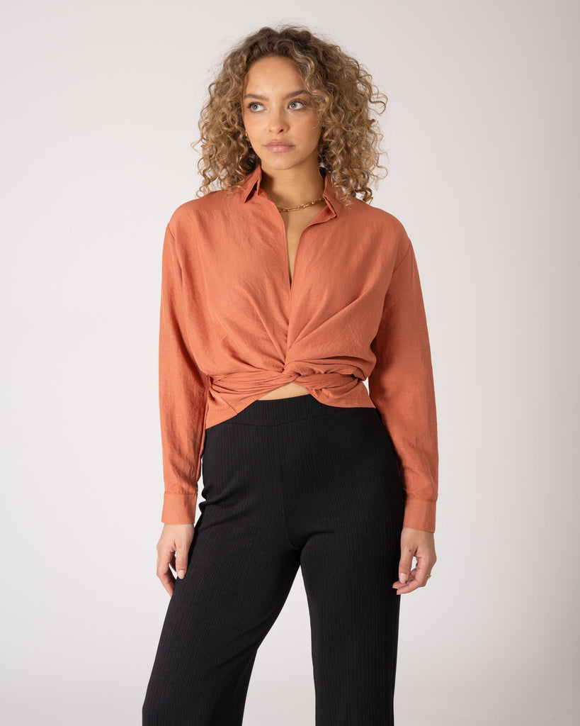 TILTIL Sonia Blouse Faded Terra One Size - Things I Like Things I Love