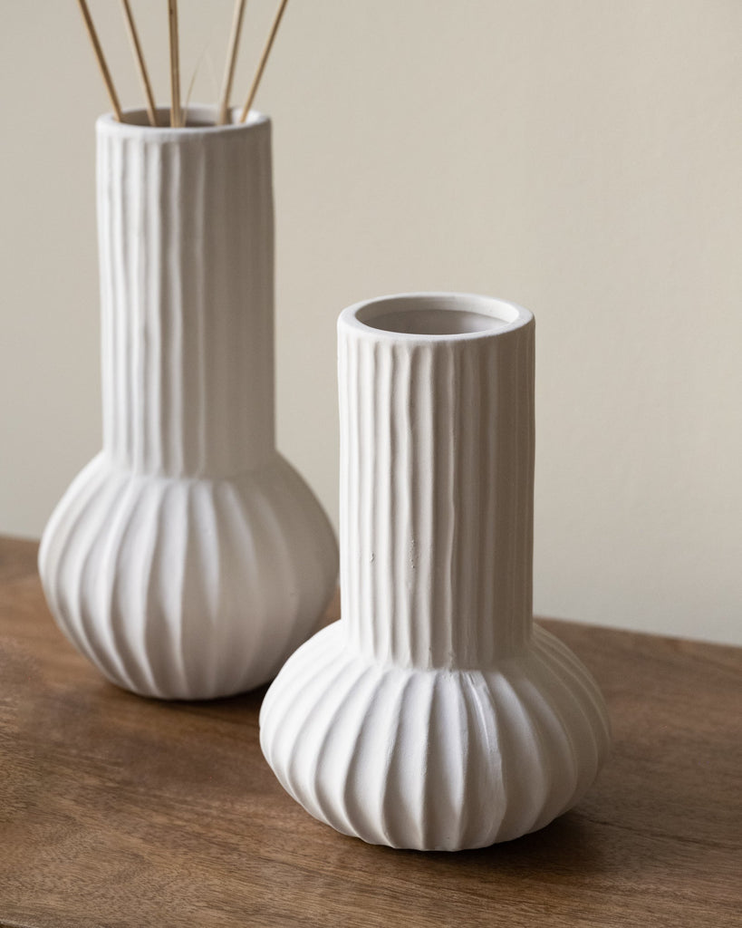 Vase Deco Feyo Ceramics Cream - Things I Like Things I Love